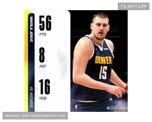 约基奇高位接球落下投进，掘金进攻端稳中有进